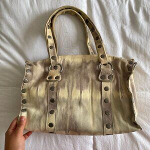 Rare Hammitt Leather Tie Dye / Ombre Bowling Ball bag